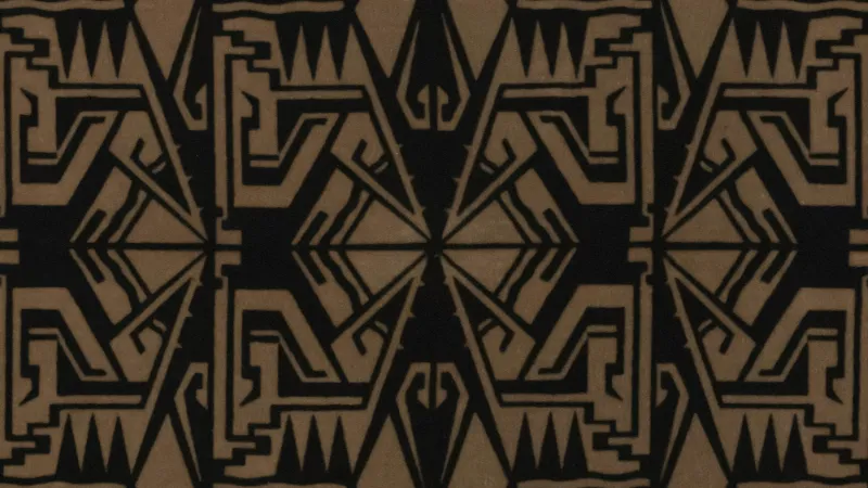 Black and bronze art deco pattern