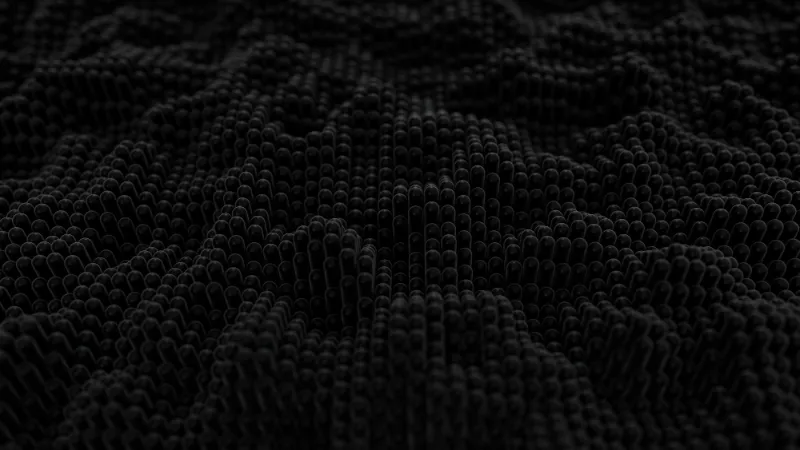 Black textured carpet