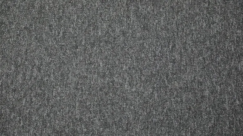 Close-up of grey wool carpet