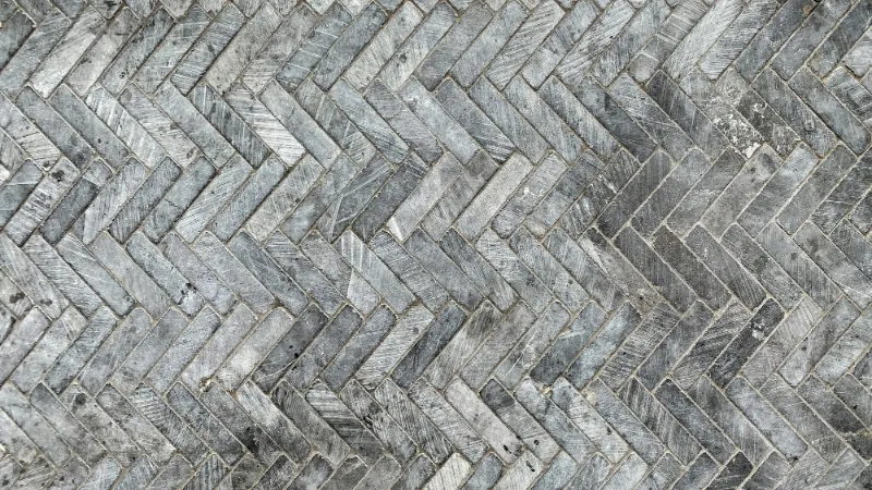 Grey herringbone pattern