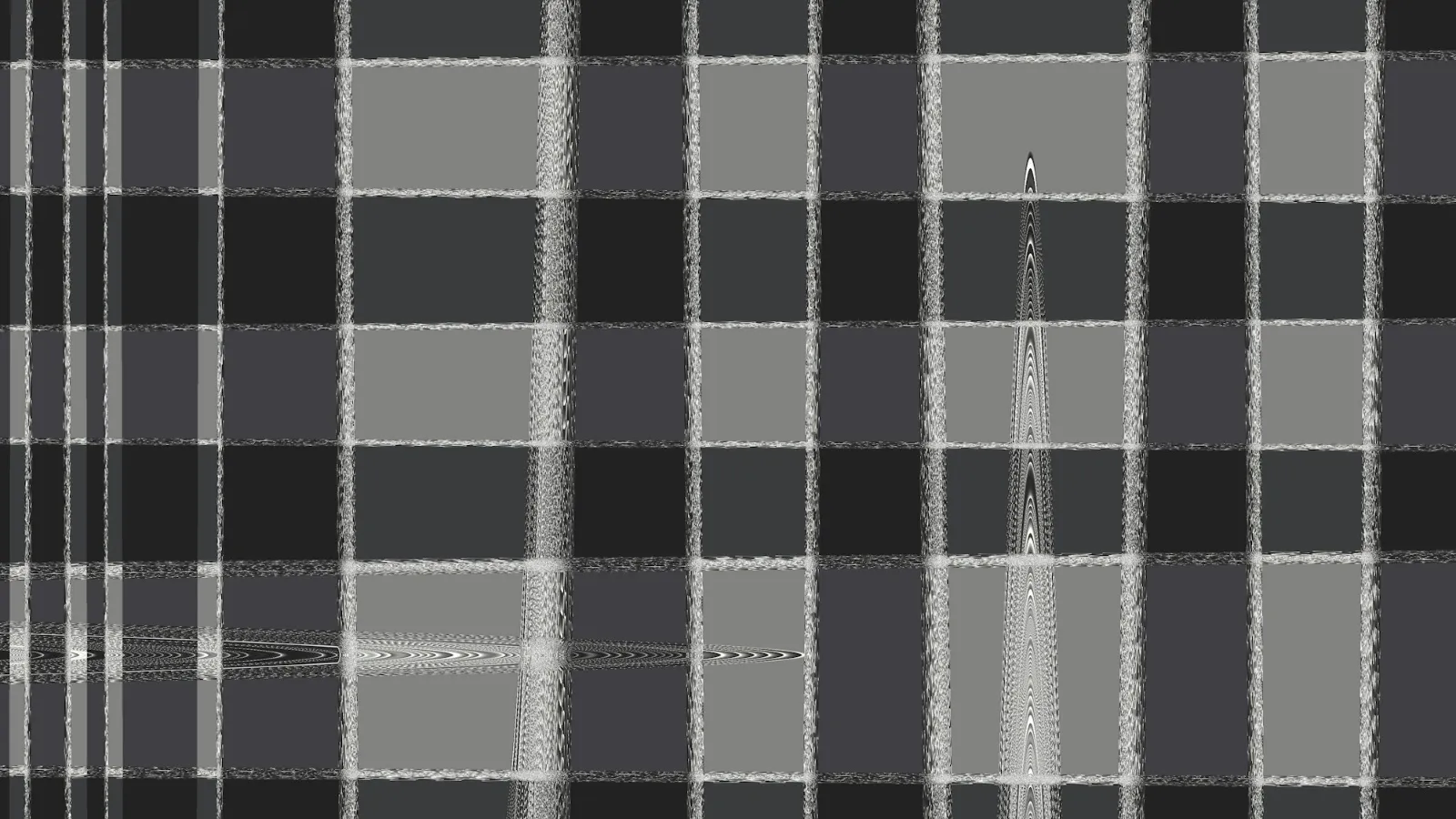 Grey plaid pattern