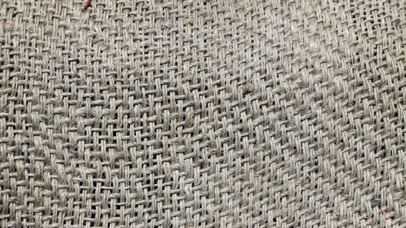 Linen weave close-up